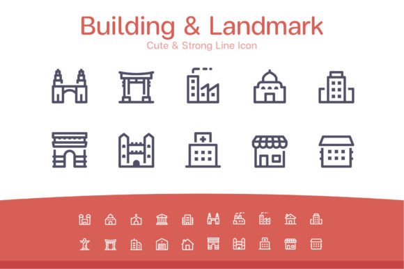 Building Landmark Line Icon: A Versatile Toolkit for Modern Visual Communication