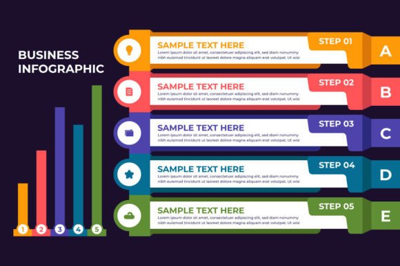 Decoding Success with a Colorful Diagram Business Infographic