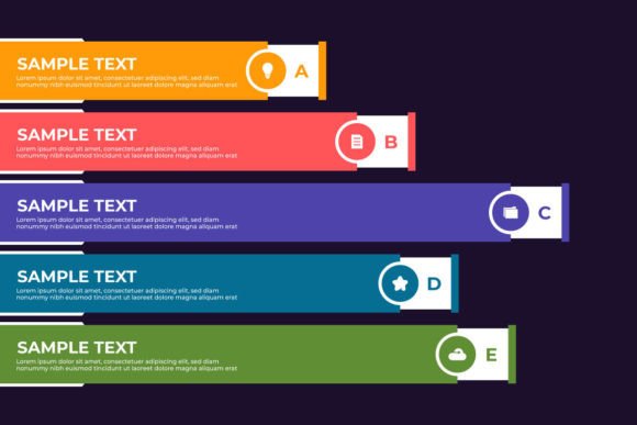 Evaluating the Colorful Business List Infographic