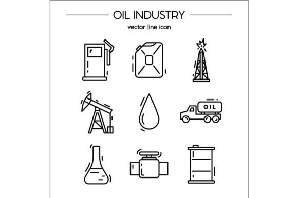 The Oil Industry Icon Set: Your Visual Toolkit for a Complex Sector
