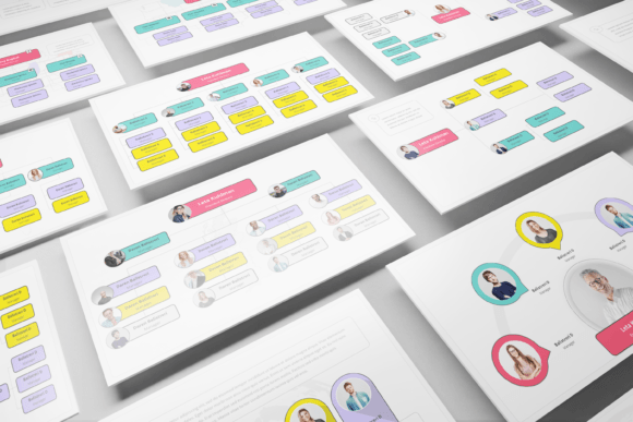 The Organizational Charts Keynote Template: A Modern Design Solution