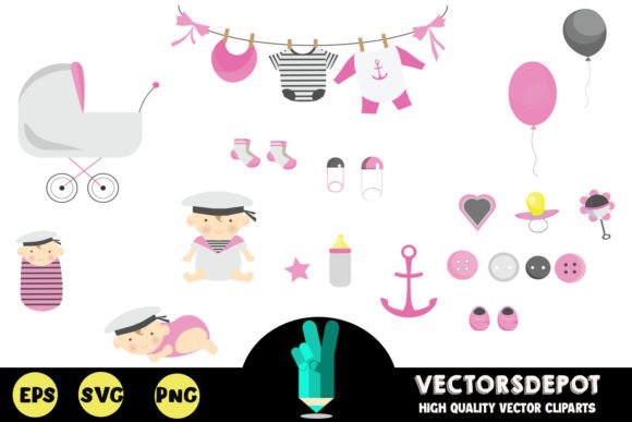 The Sailor Baby Shower Clipart Bundle: A Strategic Asset for Modern Creators