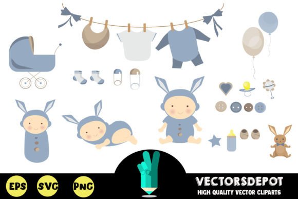 Understanding the Bunny Baby Shower Clipart Bundle